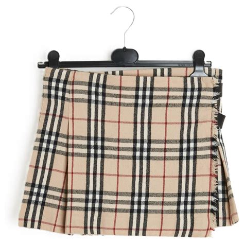 burberry gonna kilt|Burberry check mini kilt.